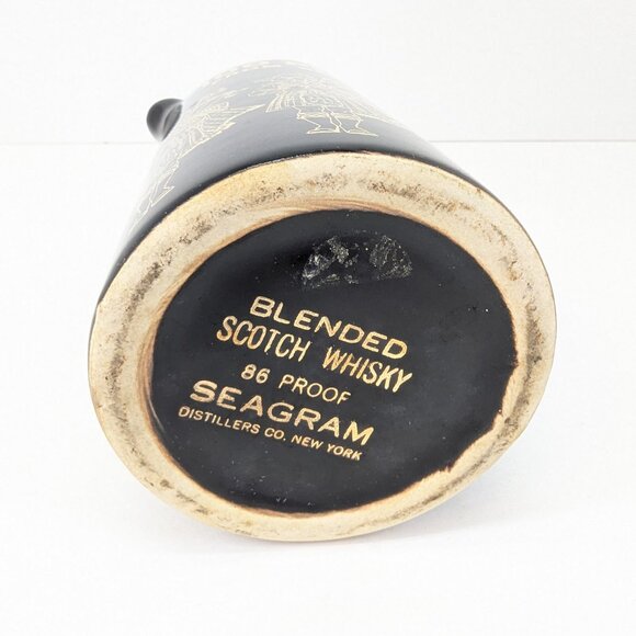 100 Pipers From Scotland Seagram's Scotch Whisky Advertising Pub Jug Water Jug - Picture 7 of 7